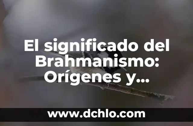 El significado del hinduismo: Guía completa sobre su esencia y principios 4 El significado del Brahmanismo: Orígenes y principios fundamentales