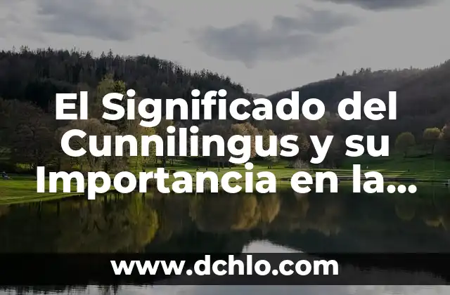 Instituciones de salud y su importancia en la sociedad 3 El Significado del Cunnilingus y su Importancia en la Salud Sexual