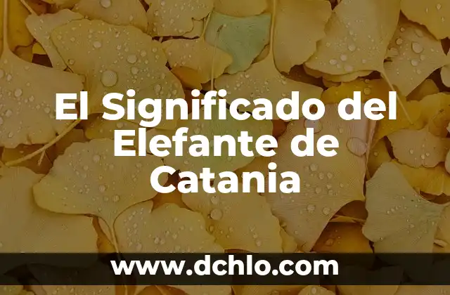Novelas significado wikipediatipos de novelas 4 El Significado del Elefante de Catania