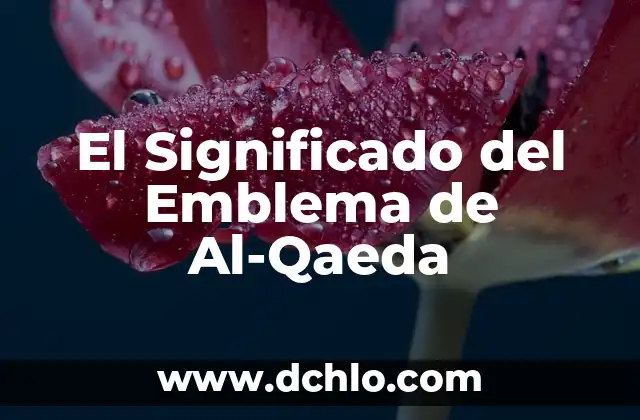 El Significado del Emblema de GeoGebra 4 El Significado del Emblema de Al-Qaeda