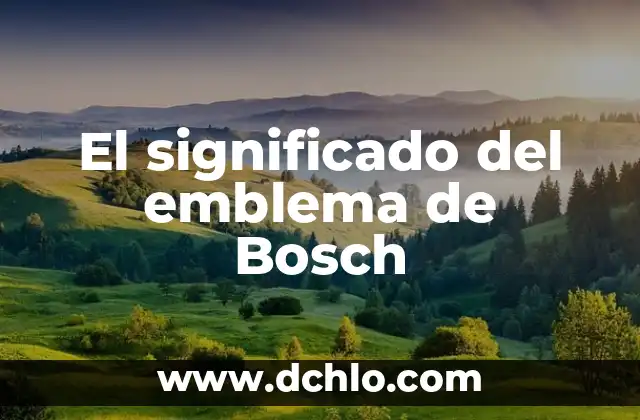 El Significado del Emblema de GeoGebra 5 El significado del emblema de Bosch