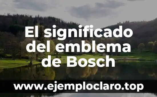 El significado del emblema de Bosch