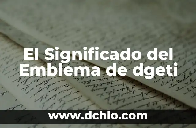 El Significado del Emblema de GeoGebra 7 El Significado del Emblema de dgeti