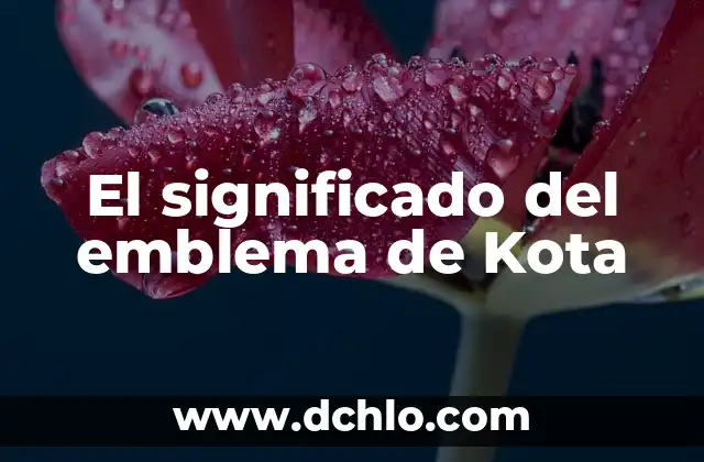 El Significado del Emblema de GeoGebra 3 El significado del emblema de Kota