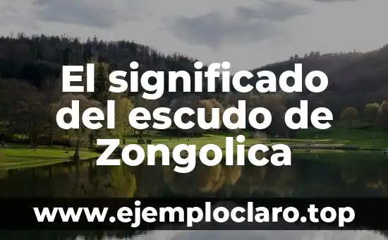 Nombre de constelaciones y significado 7 El significado del escudo de Zongolica