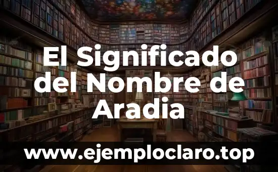 El Significado del Nombre de Aradia