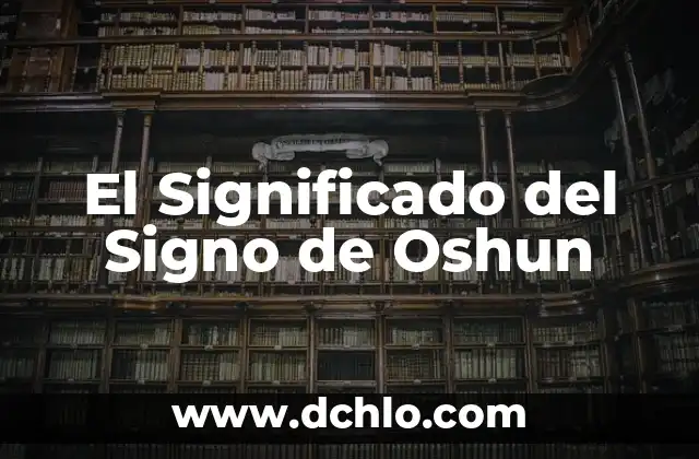 Significado de Signo de Puntuación Goma 5 El Significado del Signo de Oshun