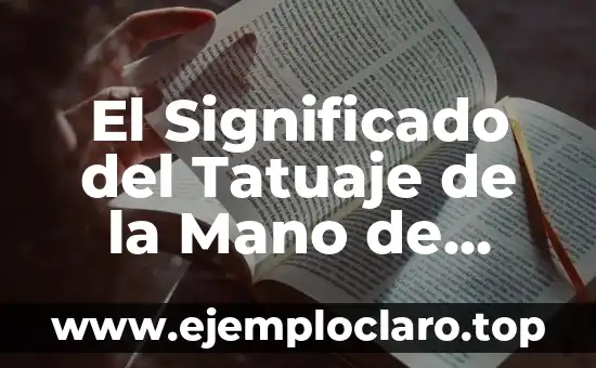 El Significado del Tatuaje de la Mano de Fátima