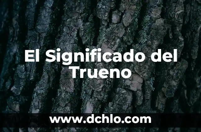 Significado del Valor de Laligor 4 El Significado del Trueno