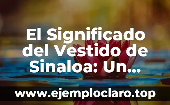 El Significado del Vestido de Sinaloa: Un Viaje Cultural