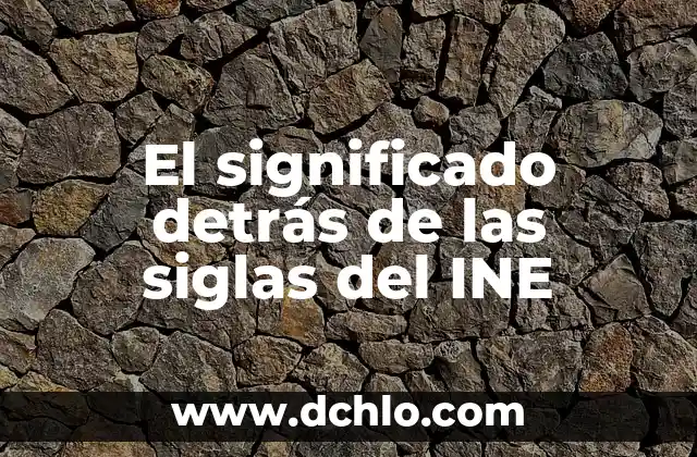 El misterio detrás de la psicología insospechada 5 El significado detrás de las siglas del INE
