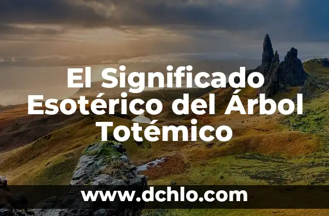Cual es el significado de platónico 5 El Significado Esotérico del Árbol Totémico