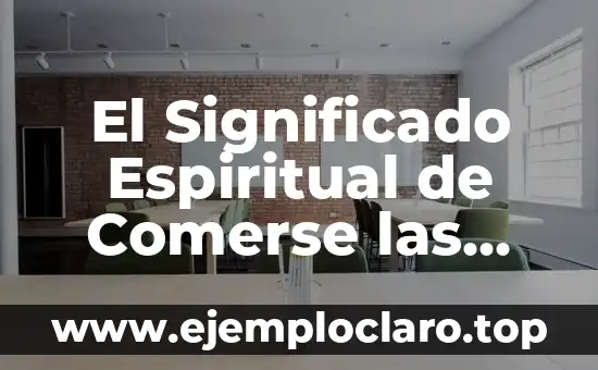 El Significado Espiritual de Comerse las Uñas
