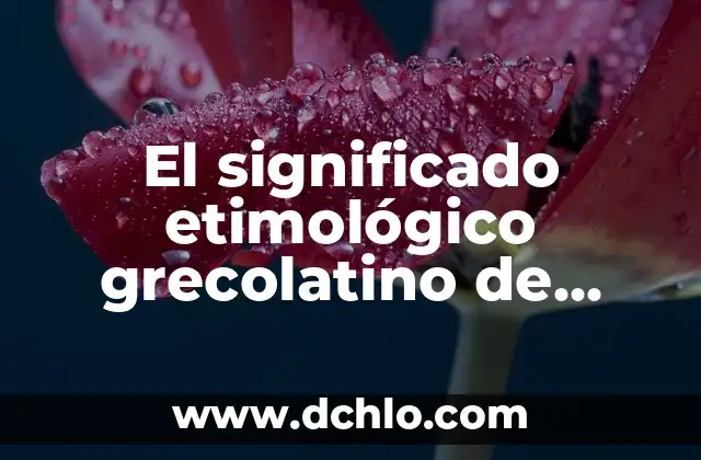 Significado Grecolatino de la Música: Un Viaje a las Raíces de la Armonía 4 El significado etimológico grecolatino de dicromatismo