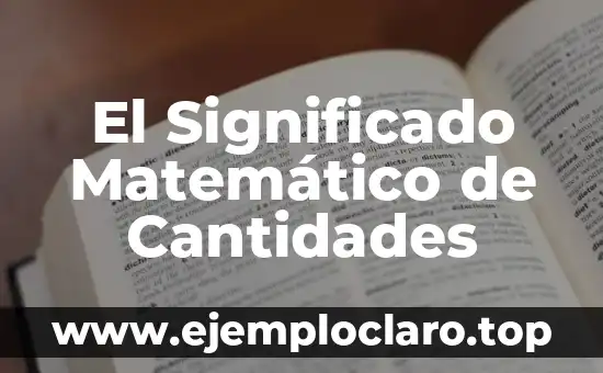 Como hacer un sombrero matemático 4 El Significado Matemático de Cantidades