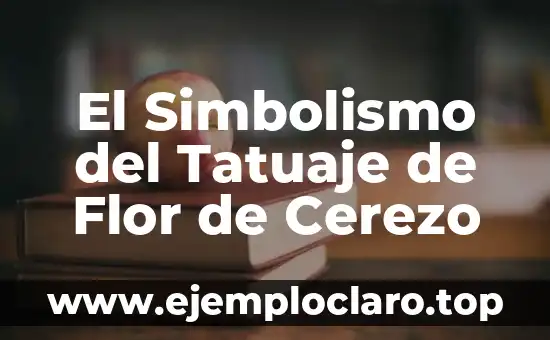 Tatuaje Flor de la Vida Significado 7 El Simbolismo del Tatuaje de Flor de Cerezo