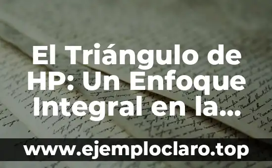 El Triángulo de HP: Un Enfoque Integral en la Empresa