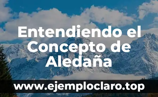 Entendiendo el Concepto de Aledaña