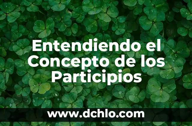 Reglamentos: Entendiendo su Significado y Aplicación 8 Entendiendo el Concepto de los Participios