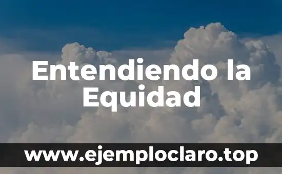 Entendiendo la Equidad