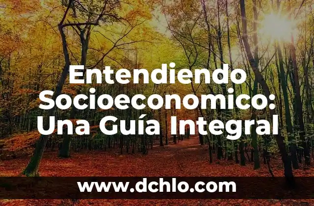 Reglamentos: Entendiendo su Significado y Aplicación 4 Entendiendo Socioeconomico: Una Guía Integral