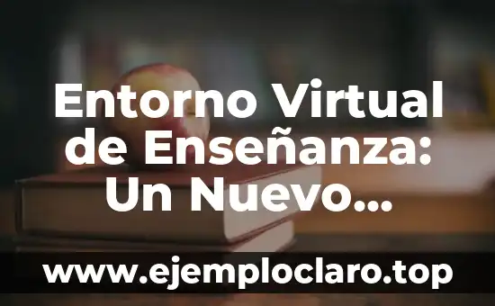 Entorno Virtual de Enseñanza: Un Nuevo Paradigma Educativo