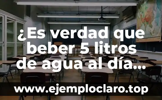 ¿Es malo beber mucha agua y orinar mucho? Descubre la verdad 6 ¿Es verdad que beber 5 litros de agua al día es malo?