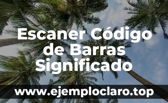 Cómo hacer un código para escanear en Spotify 5 Escaner Código de Barras Significado