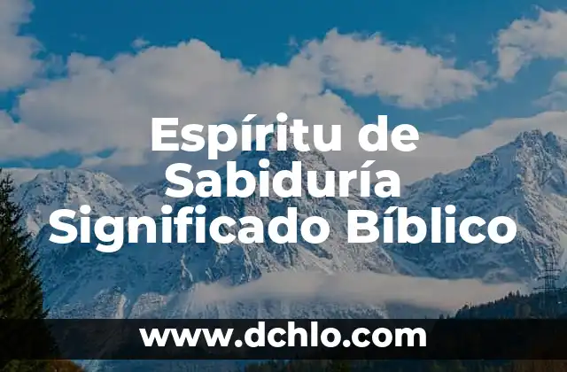Flor de Nardo: Significado Bíblico y Simbolismo 7 Espíritu de Sabiduría Significado Bíblico