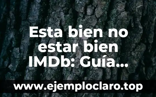 Esta bien no estar bien IMDb: Guía completa para entender las calificaciones