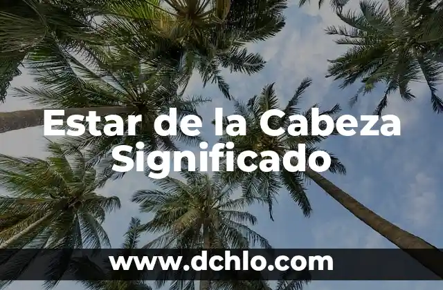 Cuál es el significado de purinas 4 Estar de la Cabeza Significado