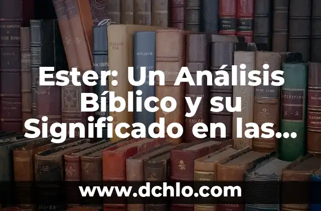 El Simbolismo de la Estatua de Nabucodonosor en las Escrituras 4 Ester: Un Análisis Bíblico y su Significado en las Escrituras