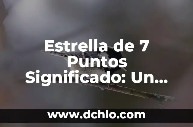 Significado en México de Indiferente 7 Estrella de 7 Puntos Significado: Un Símbolo de Profundidad Cultural