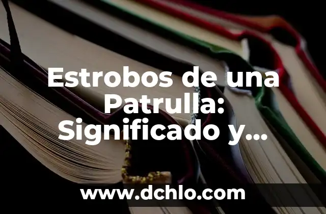 La Función de la Escuela y su Significado en la Sociedad 7 Estrobos de una Patrulla: Significado y Función