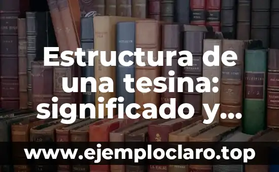 Inicio de un cuento: significado y estructura narrativa 5 Estructura de una tesina: significado y relevancia