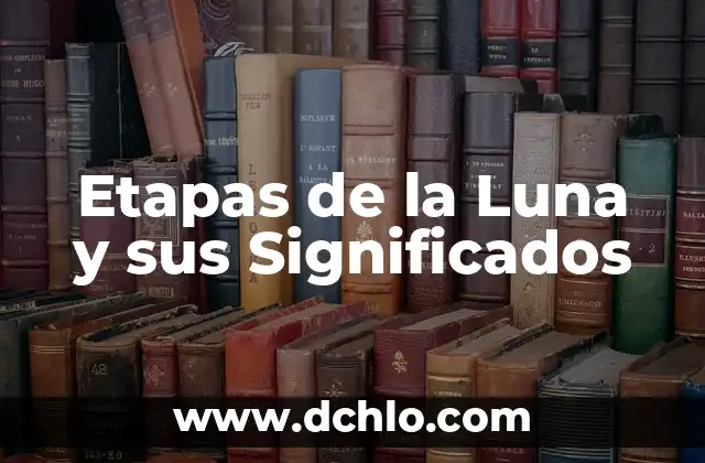 Esquemas de signos y significados 4 Etapas de la Luna y sus Significados