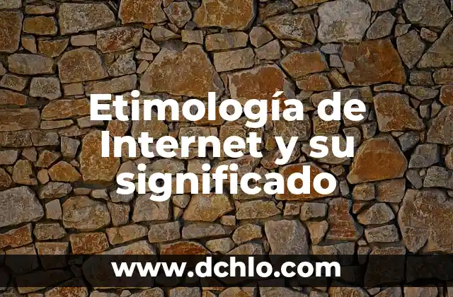 Cual es el significado de mandilon 6 Etimología de Internet y su significado