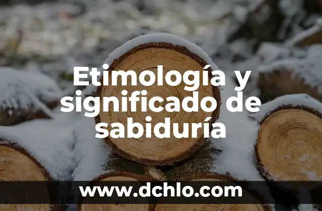 El significado en inglés de 'unsightly' y su uso en el lenguaje 3 Etimología y significado de sabiduría