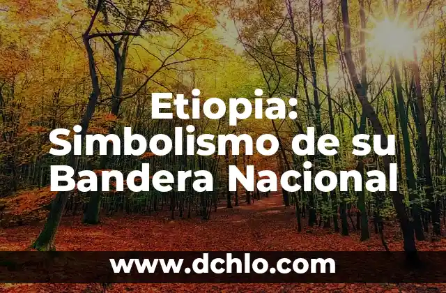 El significado de la bandera de Rusia: Historia y simbolismo 4 Etiopia: Simbolismo de su Bandera Nacional