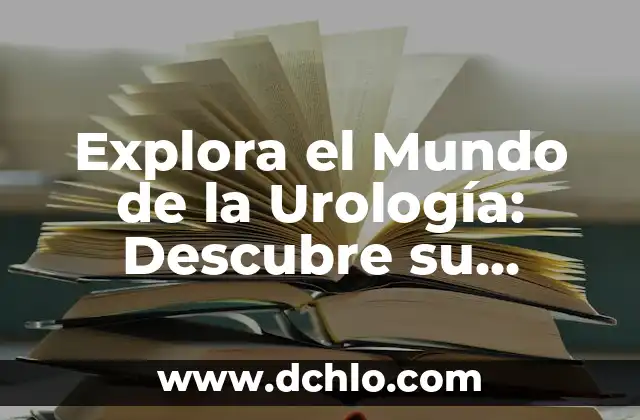 Explora el significado de vértice 5 Explora el Mundo de la Urología: Descubre su Significado y Aplicaciones