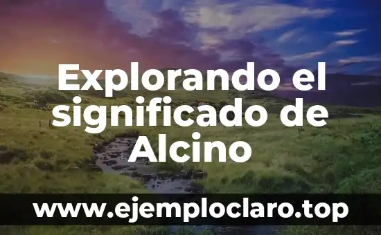 Explorando el significado de Alcino