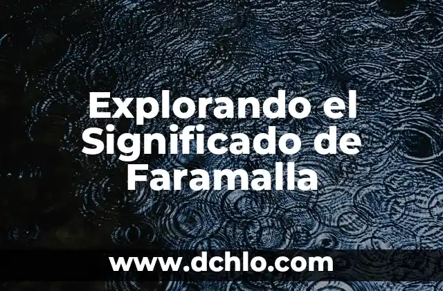 Explorando el Concepto de Interinidad 5 Explorando el Significado de Faramalla