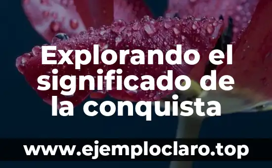 Explorando el significado de la conquista