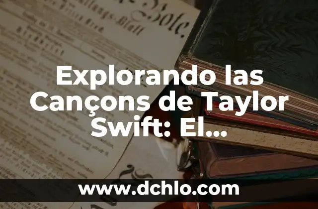 Explorando los Significados de la Escritura en Psicología 3 Explorando las Cançons de Taylor Swift: El Departamento de Poetas Torturados