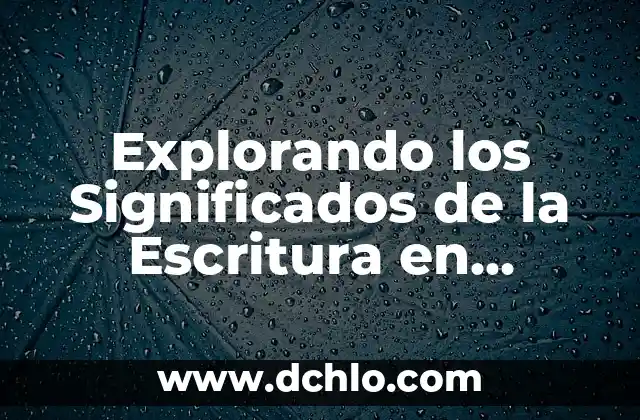 Submarino que fue a ver el Titanic: Explorando la Historia del Descubrimiento 7 Explorando los Significados de la Escritura en Psicología