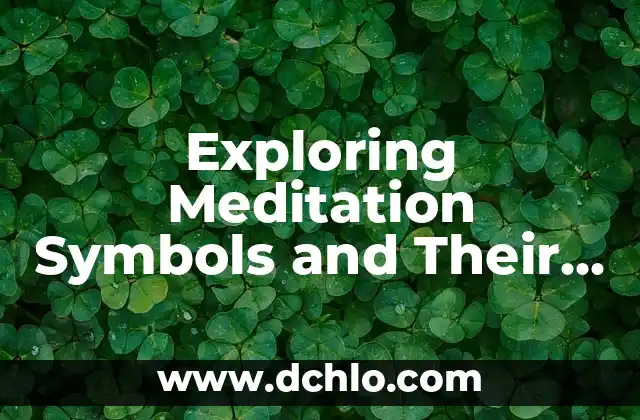 Introduction to Financial Terms and Accounting Standards 7 Exploring Meditation Symbols and Their Meanings