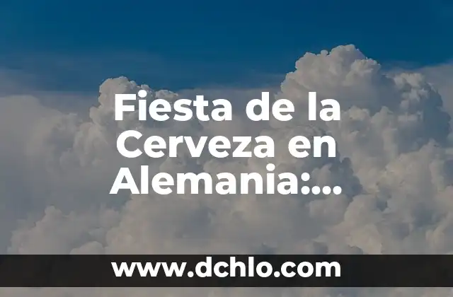 Tipos de Risa y su Significado: Descubre el Poder de la Risa 8 Fiesta de la Cerveza en Alemania: Descubre la Cultura Cervecera Alemana