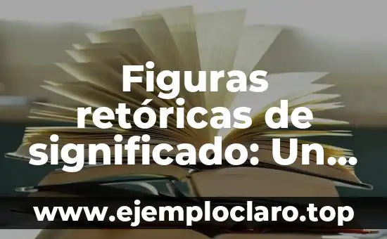 Figuras retóricas de significado: Un viaje al corazón del lenguaje