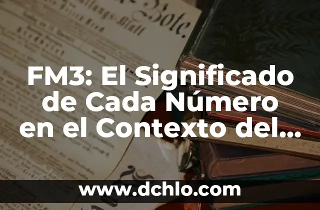 Flor de Lis y su Significado en el Contexto Adventista 4 FM3: El Significado de Cada N煤mero en el Contexto del Cuadro M谩gico