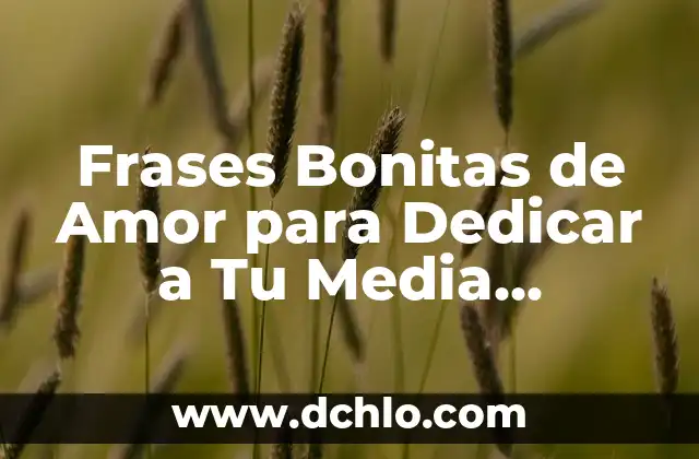 100 Bonitas Frases de Un Padre Para Una Hija que Demuestran Amor y Afecto 6 Frases Bonitas de Amor para Dedicar a Tu Media Naranja